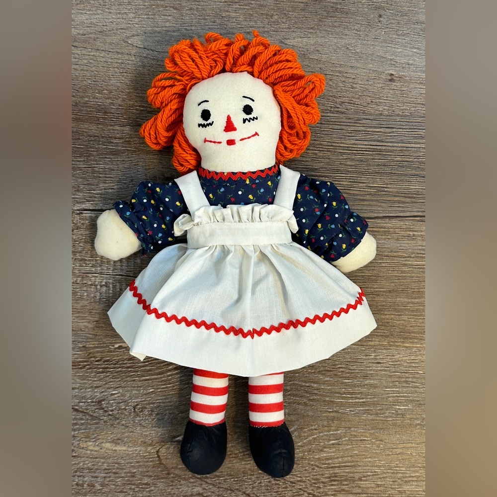 Vintage Raggedy Ann Doll 12”